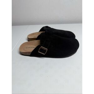 NWOT Kidmi Boston Style Clogs Black Suede Size 42 EU/ 11 USWomen’s /9,5US Men’s